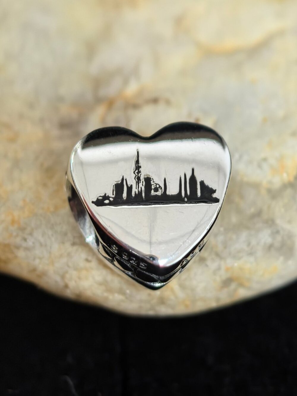 Pandora Germany Hamburg Skyline Charm Travel Pendant, S925 Silver Jewelry